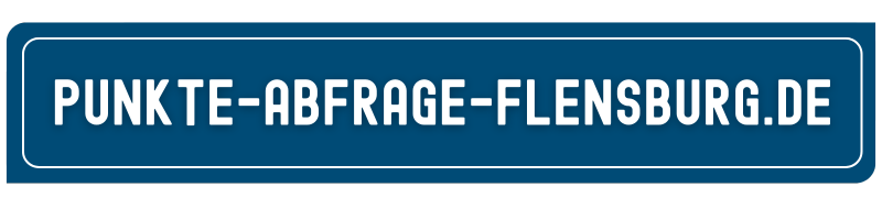 Punkte-Abfrage Flensburg