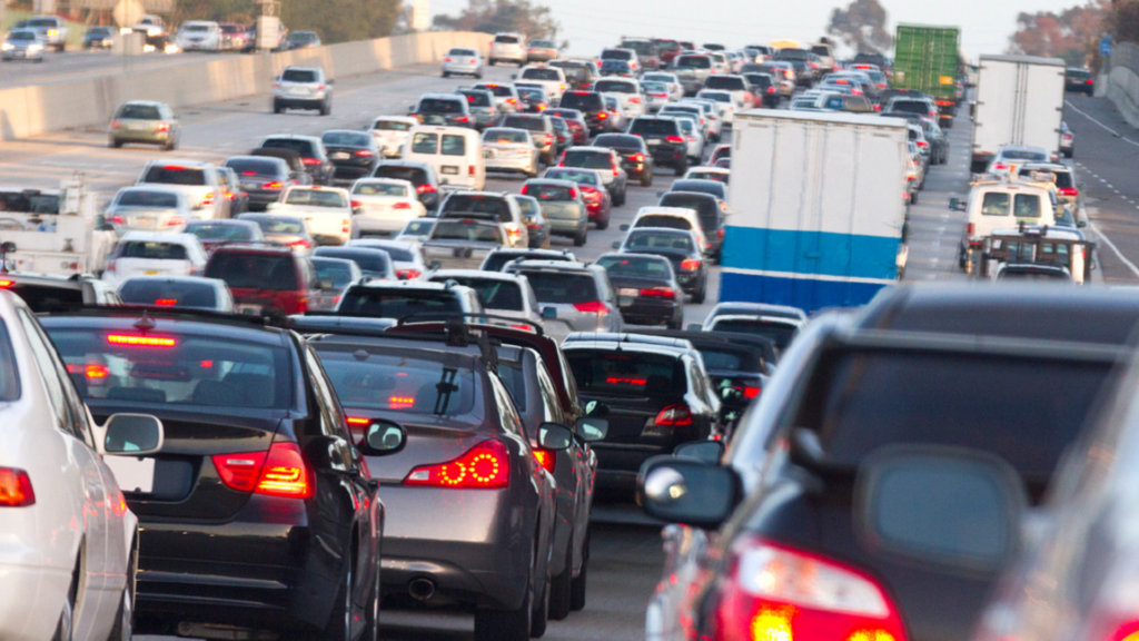 Starker Verkehr als Symbolbild für die Bedeutung der Flensburger Punkte